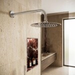 REA - Kulatá dešťová sprcha JS-P014 25cm Chrome REA-P8600