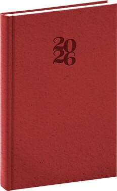 Denní diář Essenza 2026, třešeň