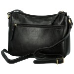 Luxusní dámská kožená crossbody kabelka Katana Renisla, černá