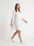 HOSH Dámské košilové šaty Spirit bílé Velikost: L/XL