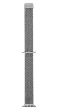 SBS caseme stříbrná / Řemínek pro Apple Watch / 42/44/45 mm / ocel