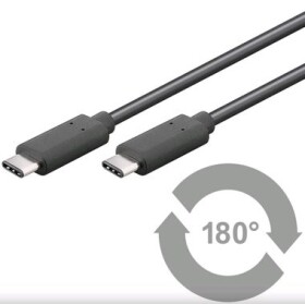 PremiumCord propojovací kabel USB 3.1 konektor C samec - USB 3.1 konektor C samec 0.5m (ku31cc05bk)