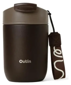 Outin Travel Tumbler Terra Brown Cup / Termohrnek / 0.35l (OT-TUM-01-TB)