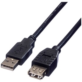 Roline USB kabel USB 2.0 USB-A zástrčka, USB-A zásuvka 3.00 m černá stíněný 11.02.8960 - Gembird CCP-USB2-AMAF-10 USB 2.0, prodlužovací, A-A, 3m, černý