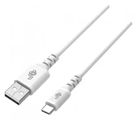 TB Touch 1 m bílá / Datový kabel / USB-A (M) - USB-C (M) / Kulatý (AKTBXKUCMISI10W)