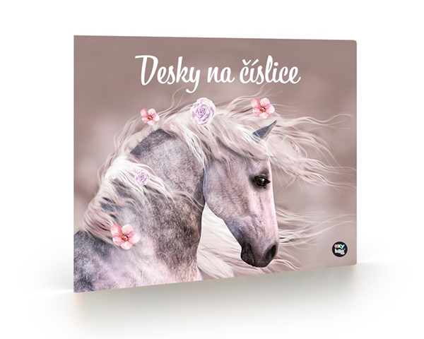 Desky na číslice - Kůň romantic