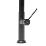 Dřezová baterie SAT s vytahovací sprškou, 2 proudy černá SATBSD288C SATBSD288C
