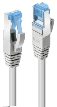 Lindy Cat6a S/FTP 10m šedá / Síťový kabel / TPE / RJ-45 / 10GBase-T (47637)