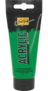 Kreul SOLO GOYA Permanent Green / Akrylová barva / 100 ml / tuba (84133)