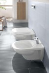 VILLEROY & BOCH - O.novo Závěsný bidet 360x560 mm, 1 otvor pro baterii, alpská bílá 54600001