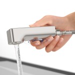 Dřezová baterie Villeroy & Boch Junis Shower, 928100LC, nerez 928100LC