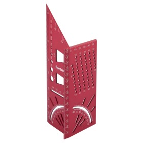 FORTUM 4784104 Úhelník truhlářský 3D, ALU, 215x72x63mm