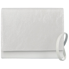 Módní dámská plesová kabelka Elvina, bílá