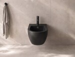 CERANO - Bidet závěsný Cesso - černá matná - 49x36 CER-417404