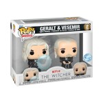 Funko POP TV: Witcher Geralt and Vesemir 2pack (Zaklínač, exclusive special edition)