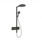 HANSGROHE - Raindance Alive S Sprchový set s termostatem, průměr 30 cm, 3 proudy, kartáčovaný černý chrom 24595340