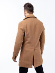 Pánský kabát GLANO béžový Velikost: