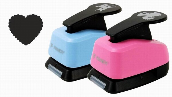 Děrovačka dekorační 25mm - Srdce 009