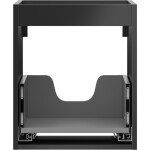 MEXEN - Box-A skříňka pro umyvadlo 40, 1 šuplík, černá mat 91AX0-0400-470-1-71