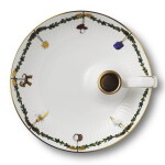 Royal Copenhagen Porcelánový svícen Star Fluted Christmas 17,5 cm, bílá barva, porcelán