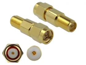 Delock Redukce SMA(M) - RP-SMA(F) pozlacená / Redukce / 3 GHz / 50 Ohm (89991)