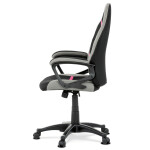Herní židle, houpací mechanismus, růžová látka, KA-L611 PINK