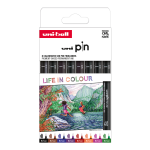 UNI PIN Life in Colour, 8 ks, 0,5 mm, mix barev