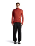 Pánská merino mikina ICEBREAKER Mens Merino 260 Quantum IV LS Zip, Agate velikost: XL