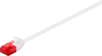 MicroConnect CAT6 U/UTP SLIM 10m bílá / PVC (V-UTP610W-SLIM)