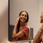 HANSGROHE - Xarita Lite Q Zrcadlo s LED osvětlením, 70x36 cm, matná černá 54955670