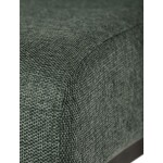 Židle jídelní, taštičkové pružiny v sedáku, zelená látka, černý kov