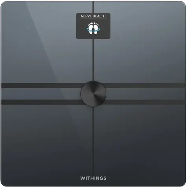 Withings Body Comp černá / Chytrá osobní váha / nosnost 200kg / Bluetooth / WiFi (WBS12-Black-All-Inter)