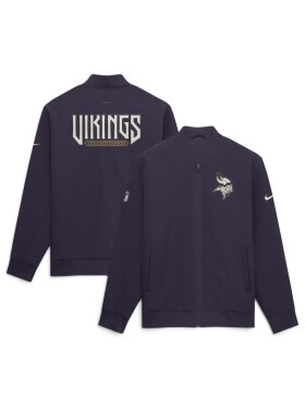 Nike Pánská bunda Minnesota Vikings NFL 2026 Rivalries Sideline Bomber Lila Velikost: L