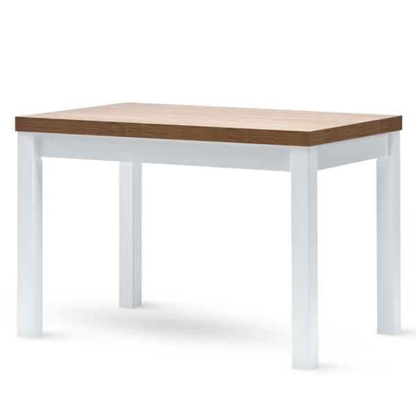 STIMA Jídelní stůl MULTI choice - podnož bílá/černá ROZMĚR: (š/h/v) 140 x 80 x 79 cm (+40 cm rozklad)