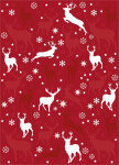 J - tapeta jelenů červená - Albi