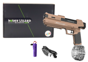 Mamido Automatická vodní pistole s průhledným zásobníkem hnědá
