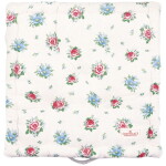 GREEN GATE Prošívaný podsedák Alivia White 50 × 50 cm, multi barva, textil
