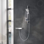 GROHE - Rainshower SmartActive Cube Sada sprchové hlavice 130 6,8 l/min, 3 proudy, tyče 600 mm a hadice, chrom 26585000