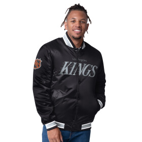 Starter Pánská bunda Los Angeles Kings NHL Closer Reversible Varsity Satin Jacket Velikost: S