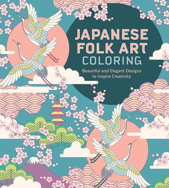 Japanese Folk Art, antistresové omalovánky, kolektiv