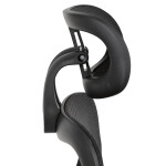 Kancelářská židle, houpací mechanismus, černá, KA-K2080 BK
