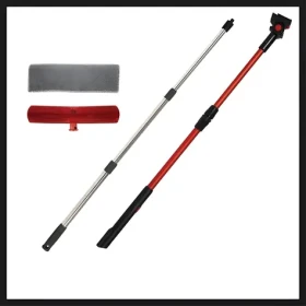Einhell 3437101 / Sada teleskopických tyčí / pro okenní vysavač BRILLIANTO / nastavitelná délka do 120 cm (3437101)