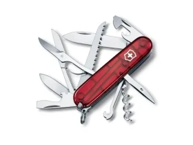 VICTORINOX Kapesní nůž Huntsman červená transparentní (1.3713.T)