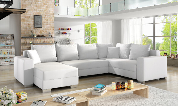 Sedací souprava Marco Provedení: Levá U, látka: Soft 17 white