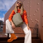 Taška přes rameno Reisenthel Classic shopper M Rhombus olive