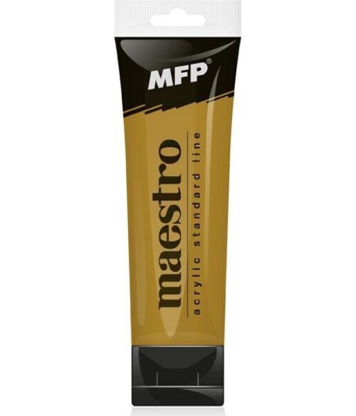 Akrylová barva Maestro 75ml - metallic gold