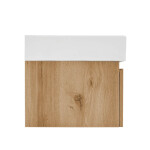 Koupelnová skříňka s umyvadlem SAT B-Way 79x30x45 cm dub BWAY80OAKU2 BWAY80OAKU2
