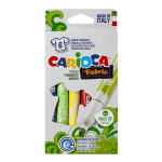 Carioca textilní fixy sada 6 ks, maxi hrot 6 mm, permanentní