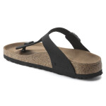 Birkenstock Gizeh Birko-Flor women's Narrow Black žabky pro úzkou nohu vegan black (1020487) dámské 41