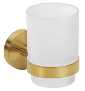 SAPHO - X-ROUND GOLD sklenka, mléčné sklo, zlato mat XR903GB
